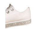 White - Back - Where's That From Womens-Ladies Splendor Crystal Trim Trainers