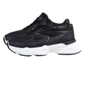 Black - Back - Where's That From Womens-Ladies Coach Chunky Mesh Detail Trainers