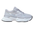 Grey-Silver - Front - Where's That From Womens-Ladies Coach Chunky Mesh Detail Trainers