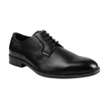 Black - Front - Where's That From Mens PU Lace Up Derby Shoes