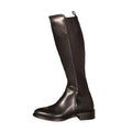 Black - Back - Where's That From Womens-Ladies Parker PU Side Zip Knee-High Boots