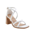 White - Front - Where's That From Womens-Ladies Illinois Crossover Strap Sandals