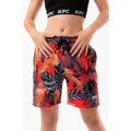 Front - Hype Unisex Adult Palm Leaf KFC Shorts