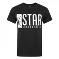 Front - The Flash Mens TV Star Laboratories T-Shirt