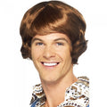 Front - Smiffys Mens Disco Mullet Wig