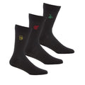 Front - Pandastick Bamboo Mens Pub Games Socks (3 Pairs)