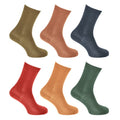 Front - Ladies/Womens Thermal Viloft Non Elastic Boot Socks (Pack Of 6)