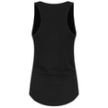 Black-White - Back - Grindstore Womens-Ladies When Alcohol Is The Only Vegan Option Vest Top