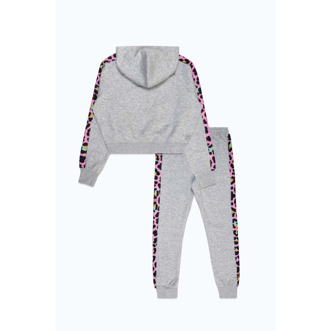 Adidas originals girls leopard print crop store hoodie junior