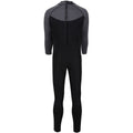 Black-Dark Grey - Back - Regatta Mens Grippy Wetsuit