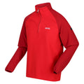 Chinese Red-Dark Red - Front - Regatta Mens Elson II Lightweight Fleece