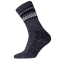 Navy - Front - Mens Nordic Heavy Gauge Boot Socks