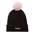 Black-Rose Pink - Front - Puma Womens-Ladies Shift Beanie